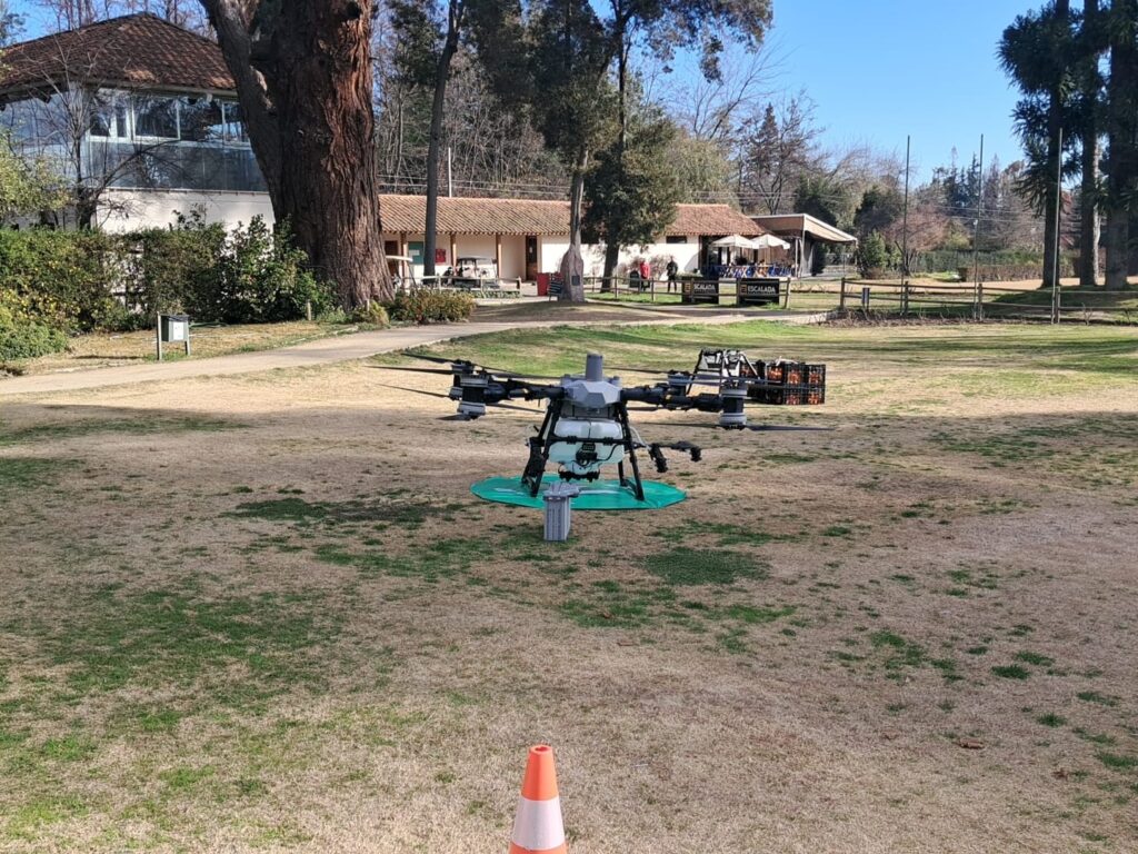 Aterriza en Chile el máximo exponente de los drones para la agricultura